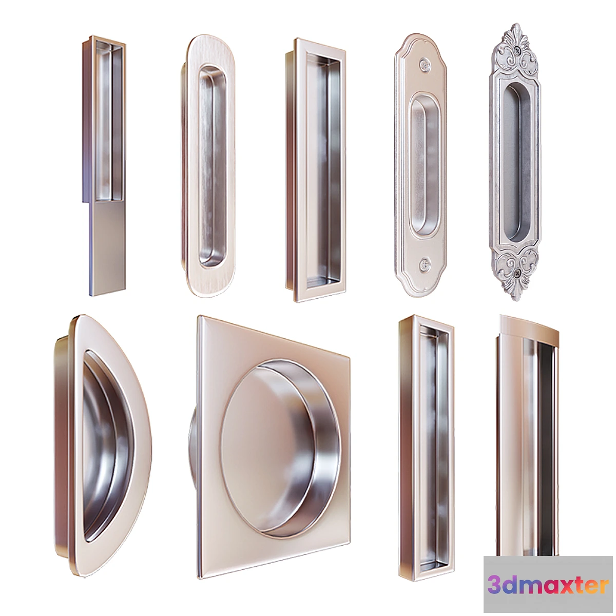 667755 - Recessed handles for sliding doors