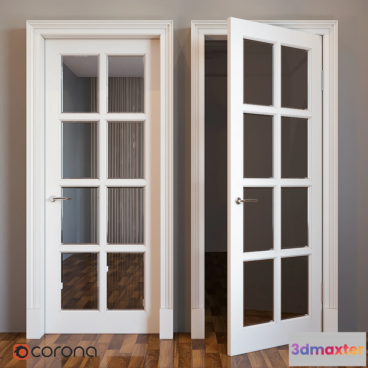 668607 - Classic wooden door - No.3