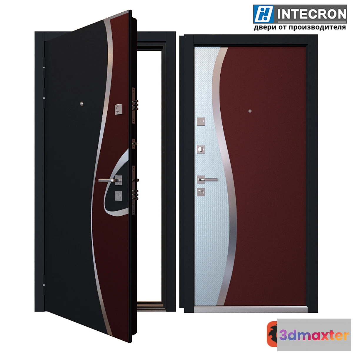 673853 - Input metal door INTECRON WAVE