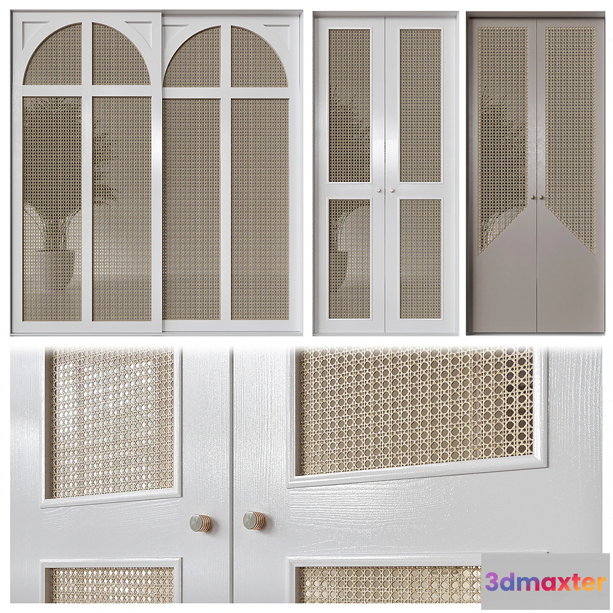 682228 - Classic rattan door