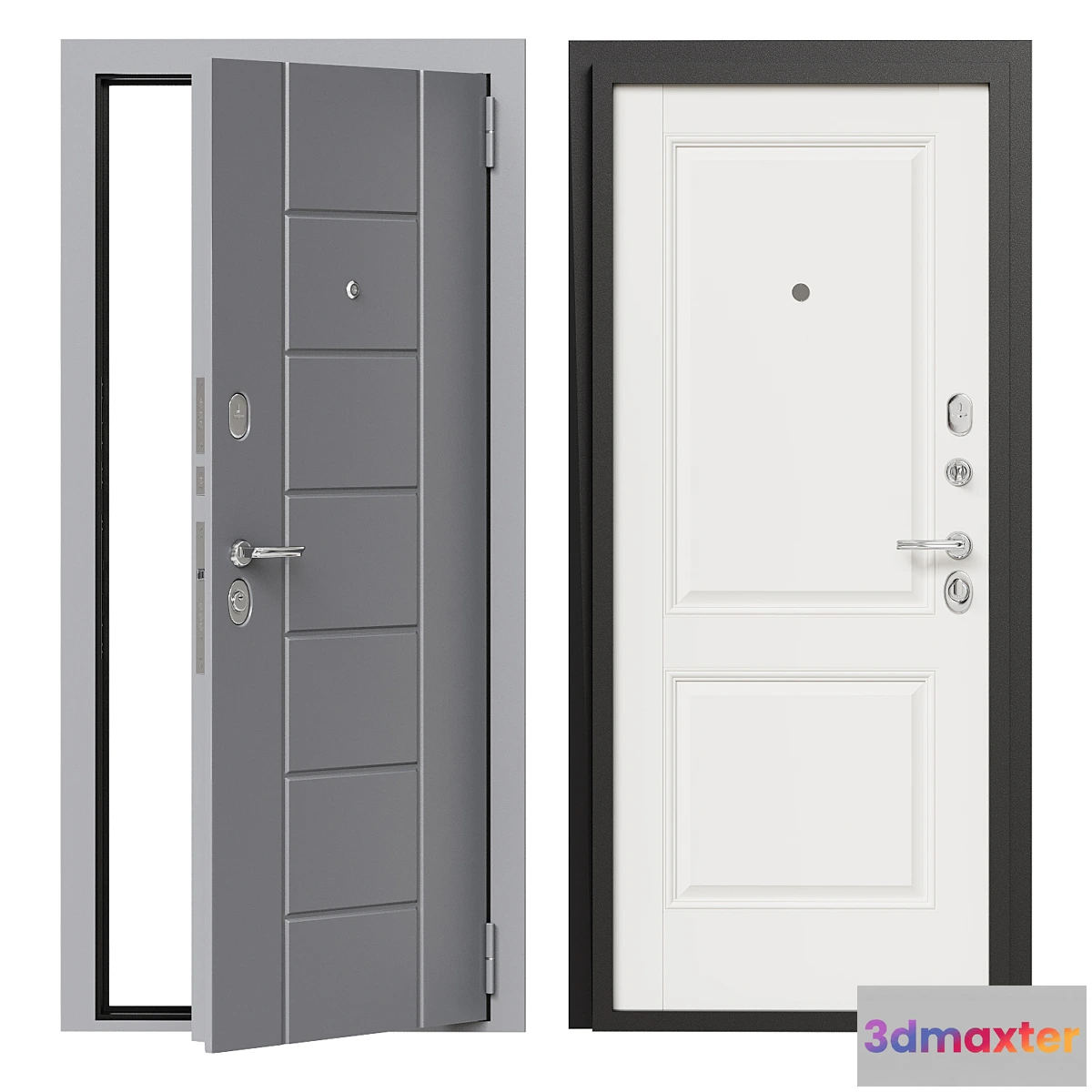 705668 - Entrance metal door Bravo 17