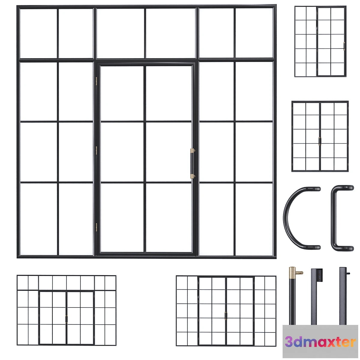 727878 - Steel door. Partition set 2 - No.2