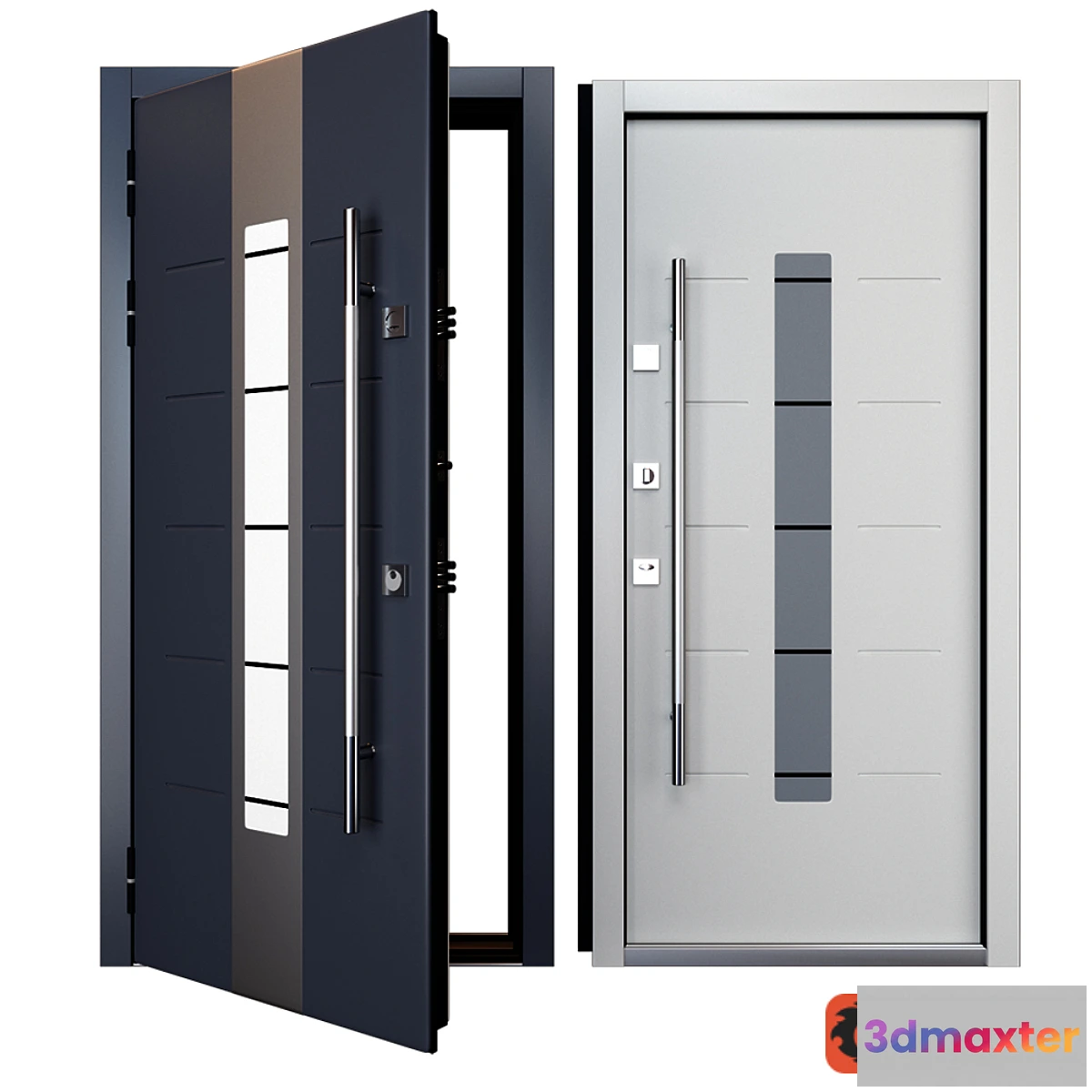 727882 - Entrance metal door Inox S-1 (Your Frame) - No.2
