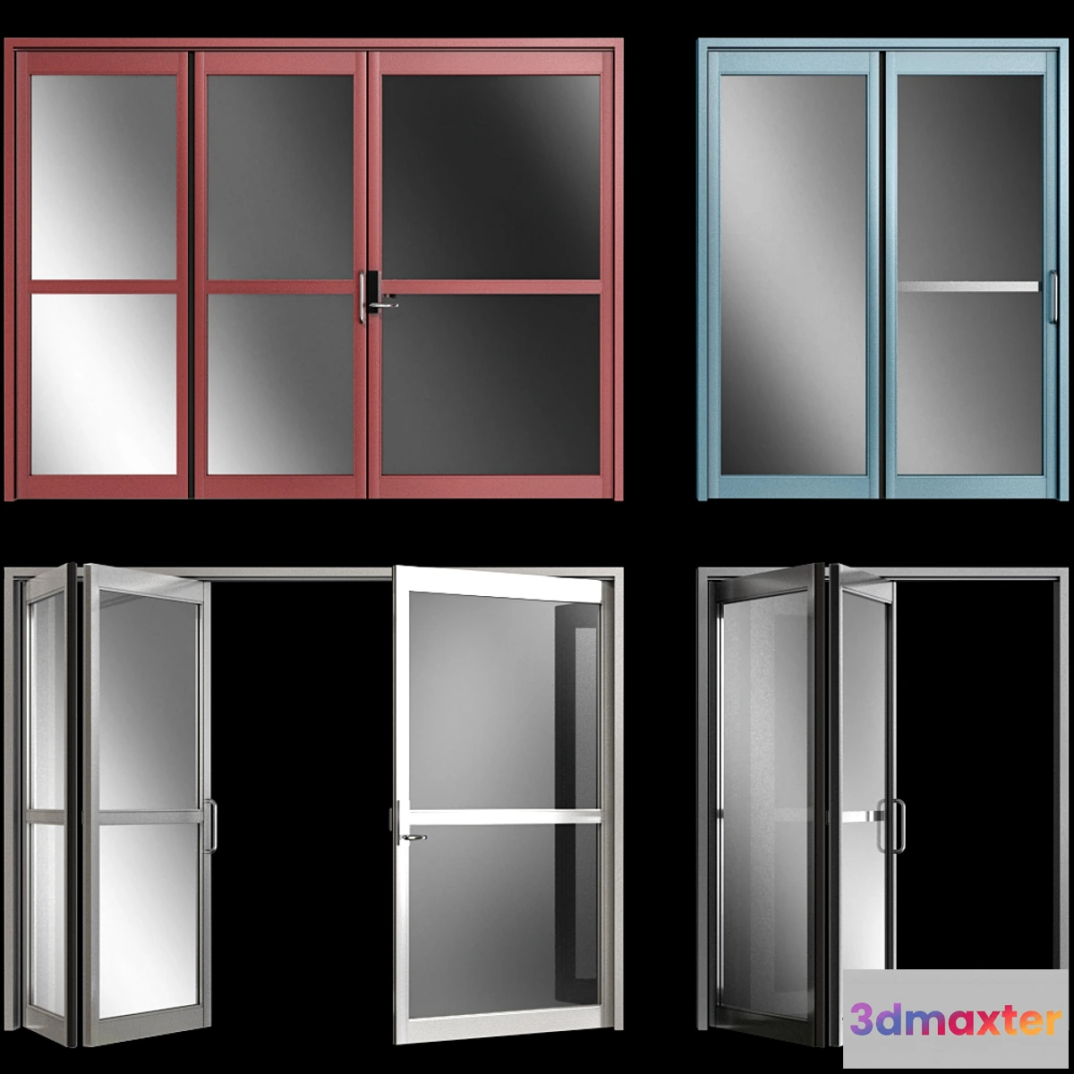754629 - Folding Metal Automatic Door