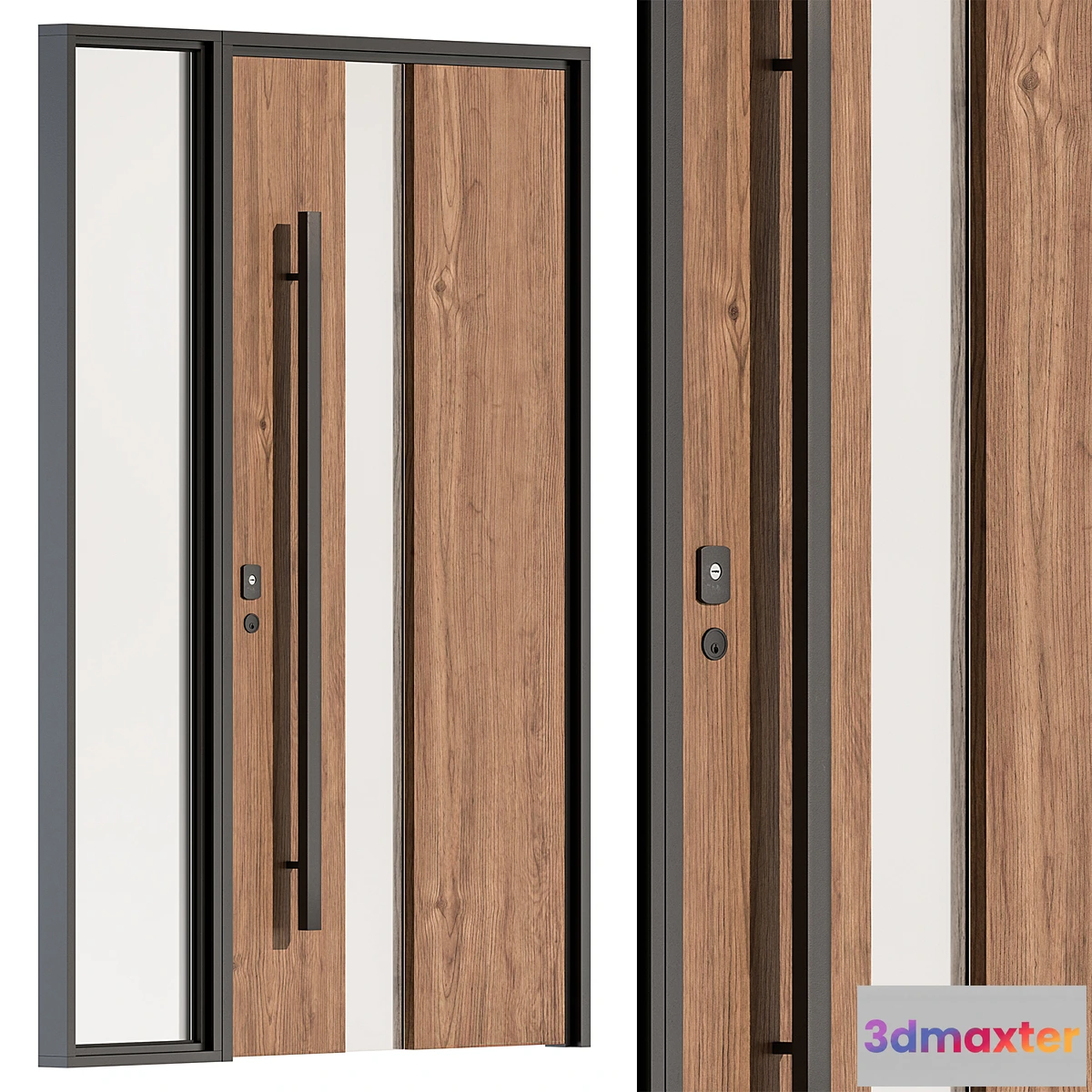 754767 - Wooden Front Door - Set 61 - No.2