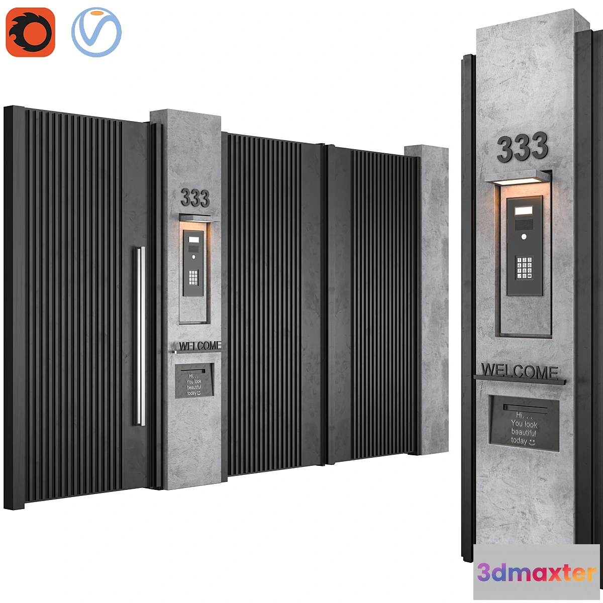 754845 - Modern door 09 - No.2