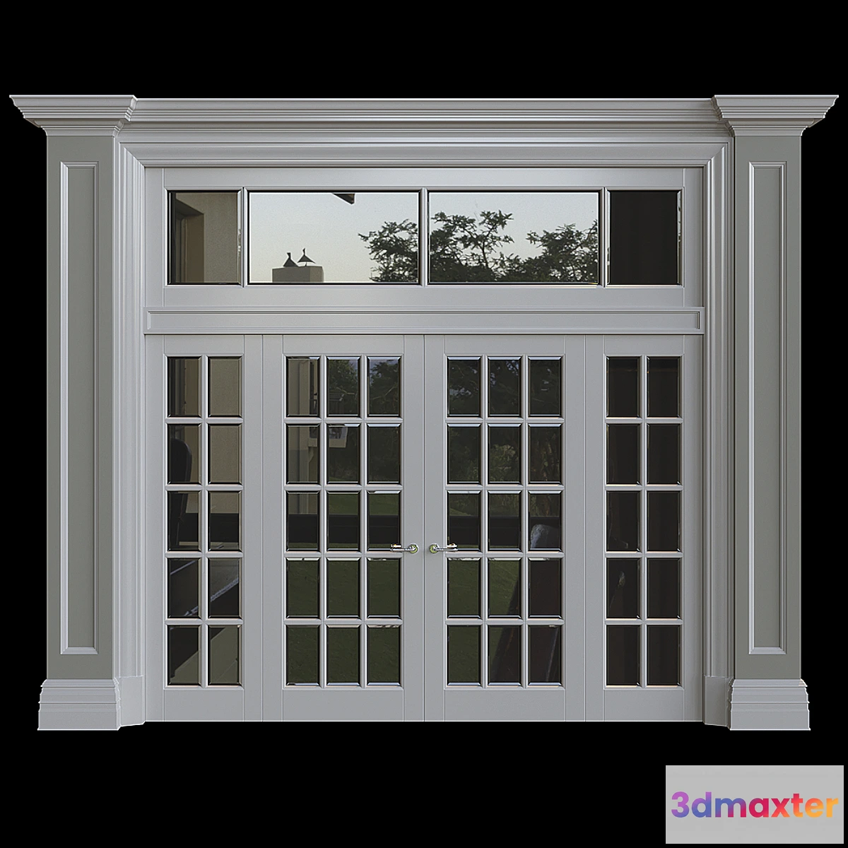 755223 - Door with stained glass - No.3