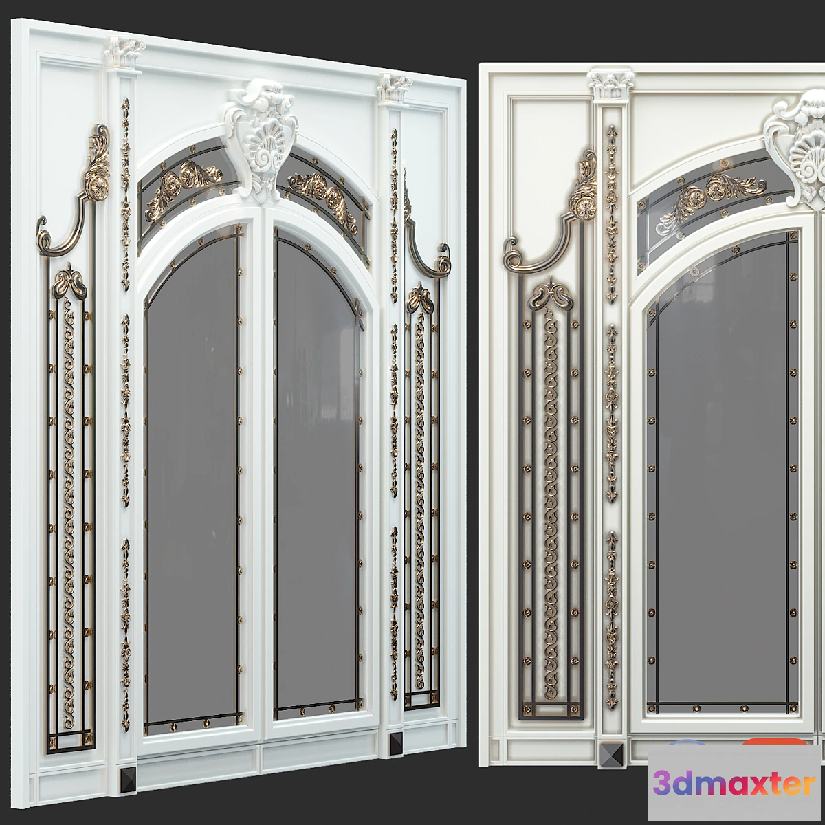 779605 - Classic swing door with molding