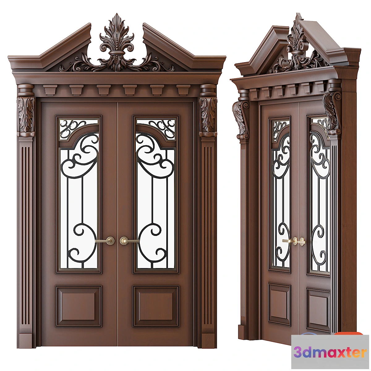 779791 - Classic palace door with carvings