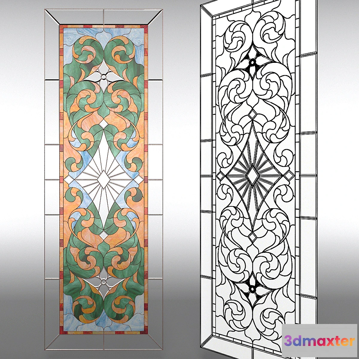 803242 - Stained-glass window - No.14