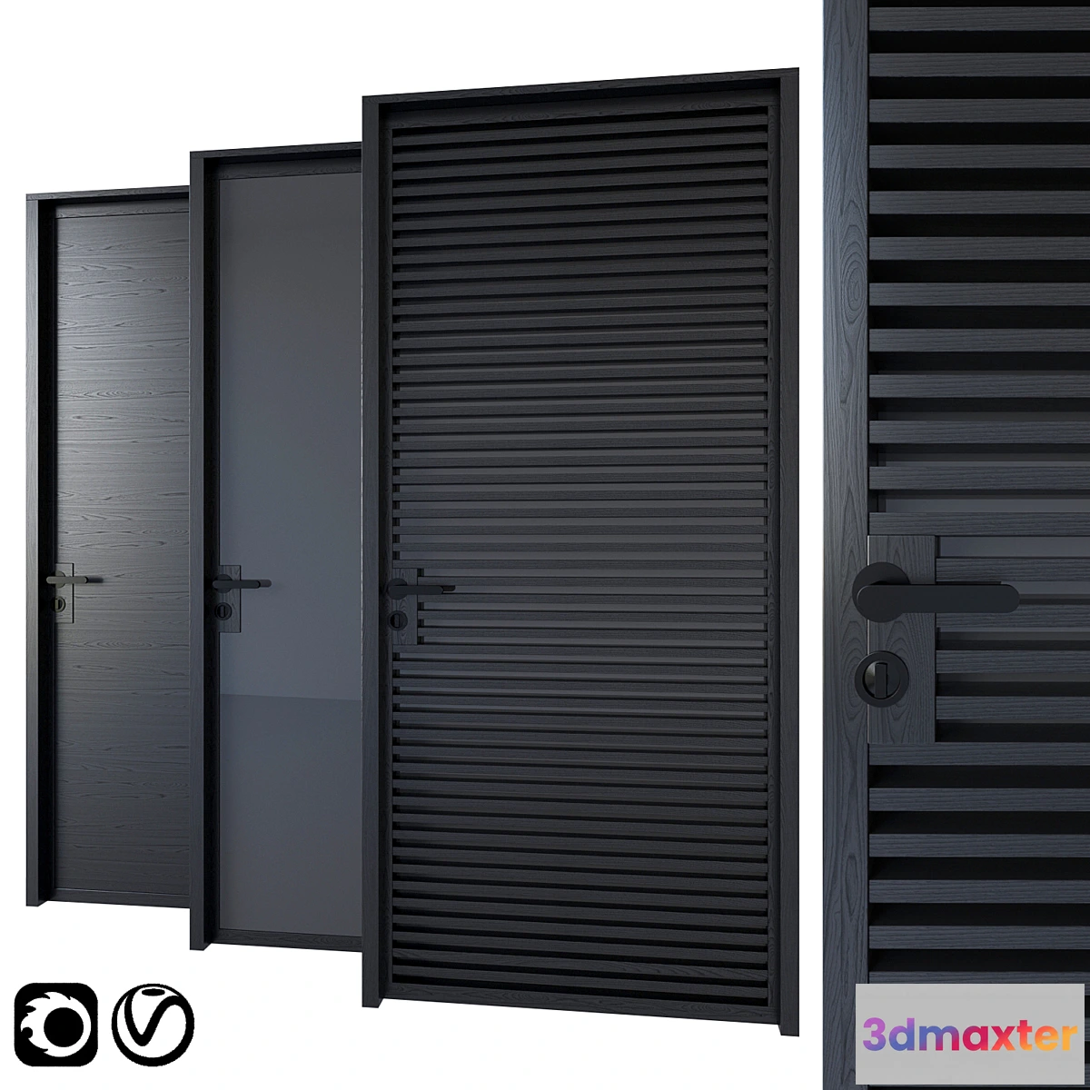 848207 - Black modern doors - No.4