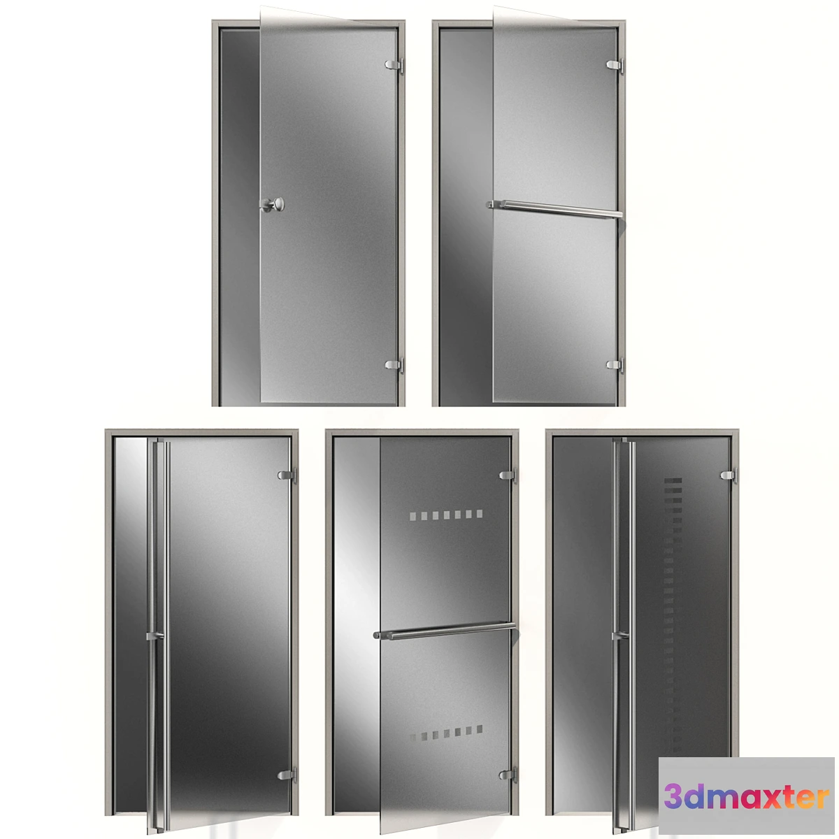 903104 - Glass metal swing door - No.3