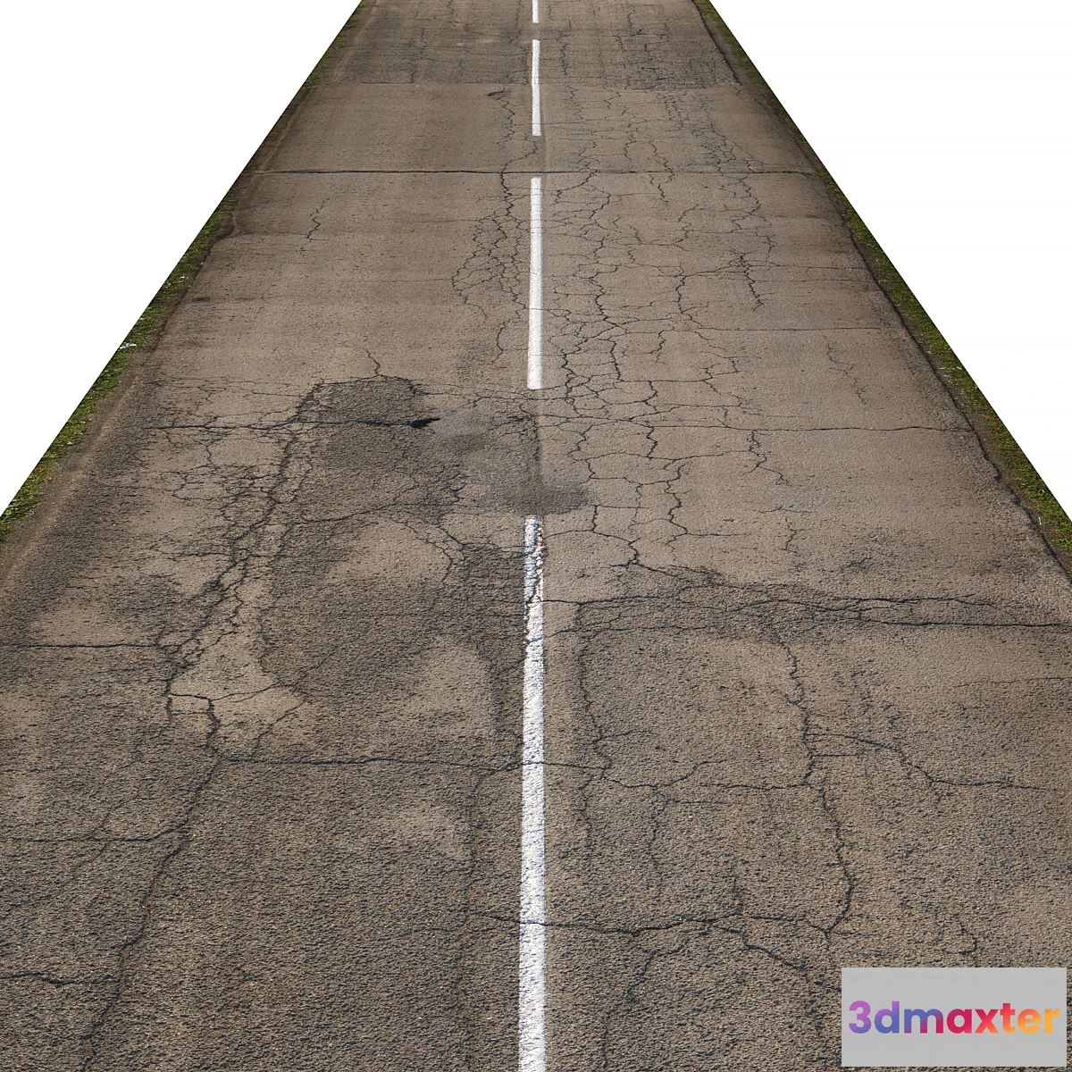 1316789 - Old asphalt road - 35 meters 3D Max