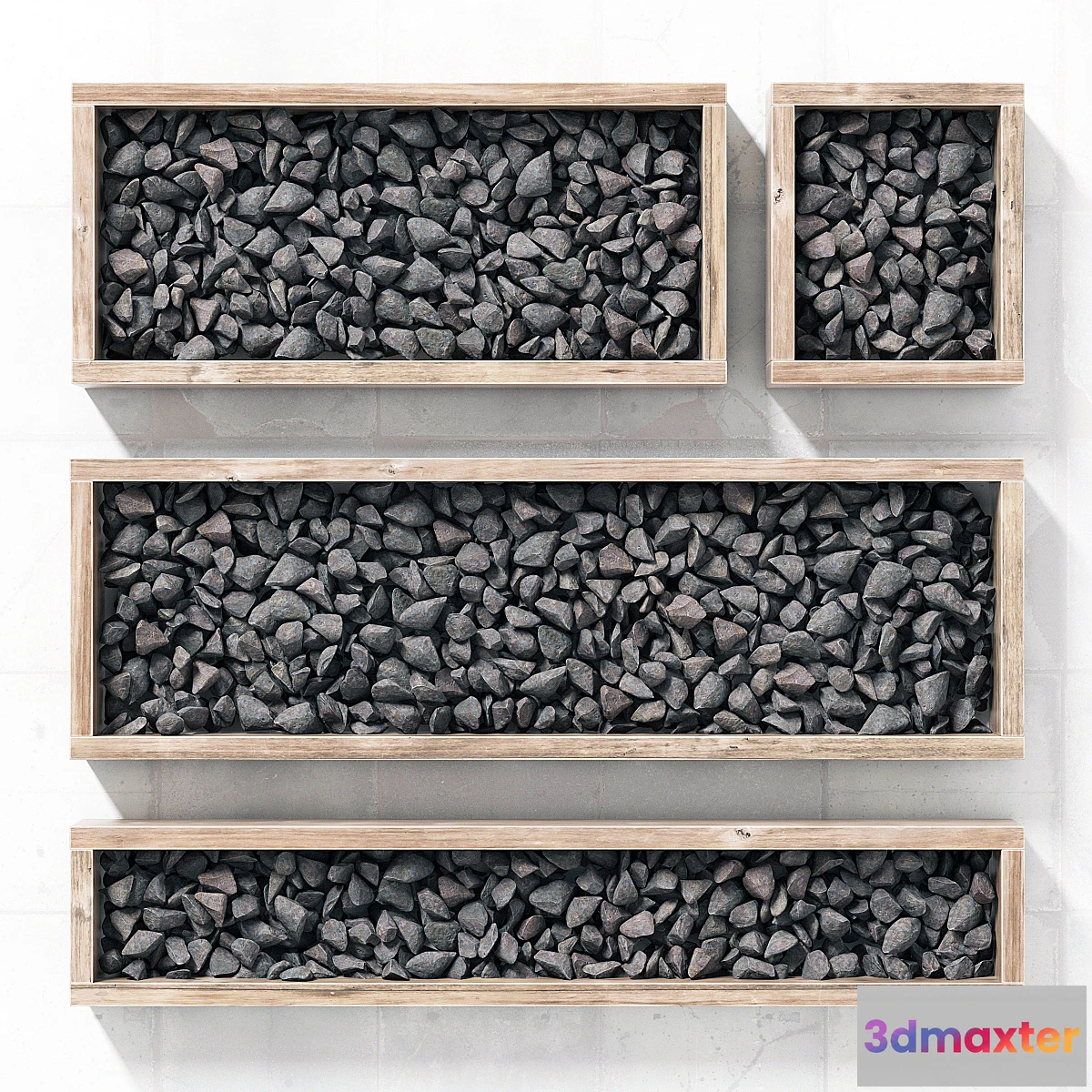 1318446 - Gravel frame _ Gravel in the forms 3D Max