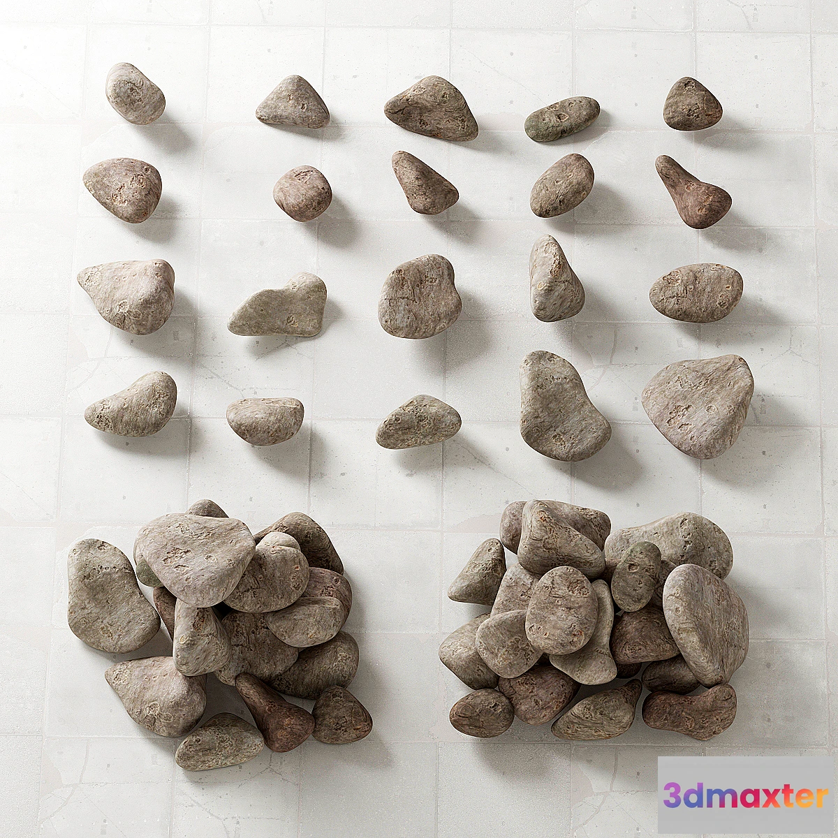 1400846 - Stone river 3D Max