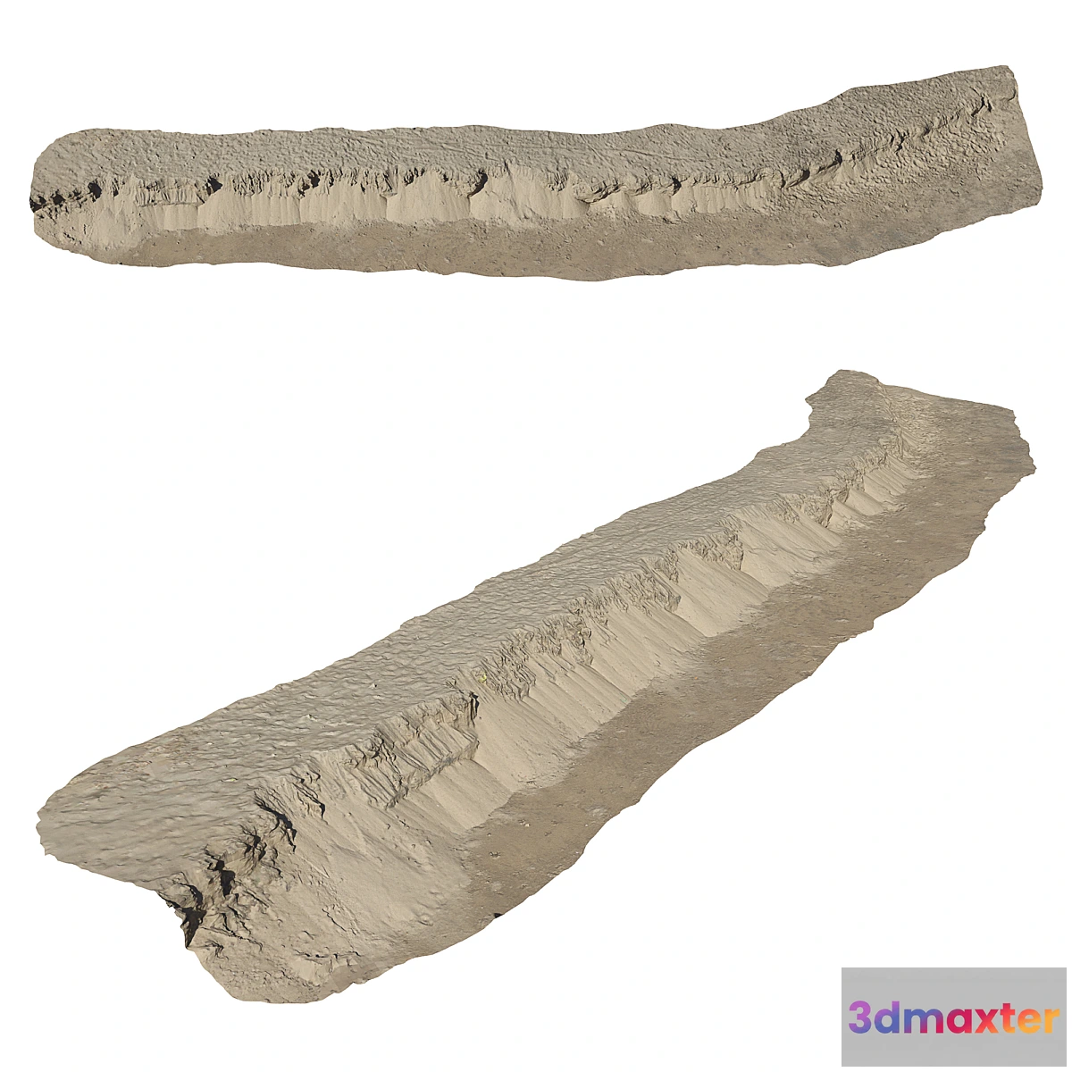 1421832 - Sandy cliff 3D Max