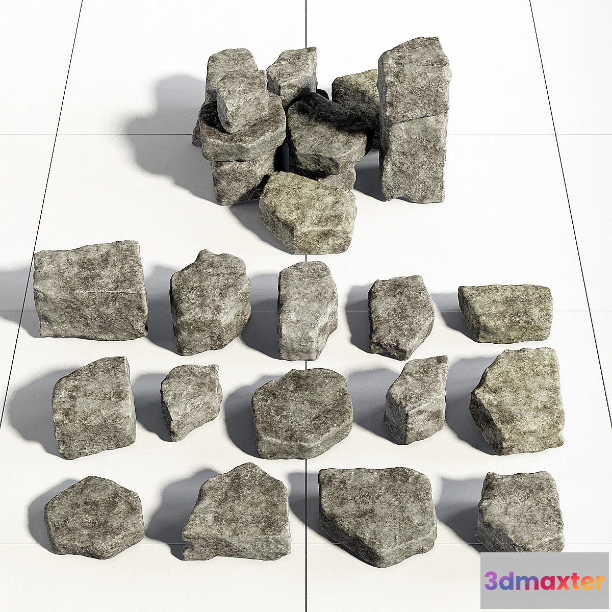1423402 - Rock stone collection 3D Max