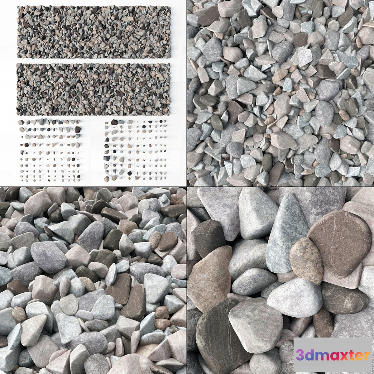 1425176 - Stone splinter kit n3 3D Max