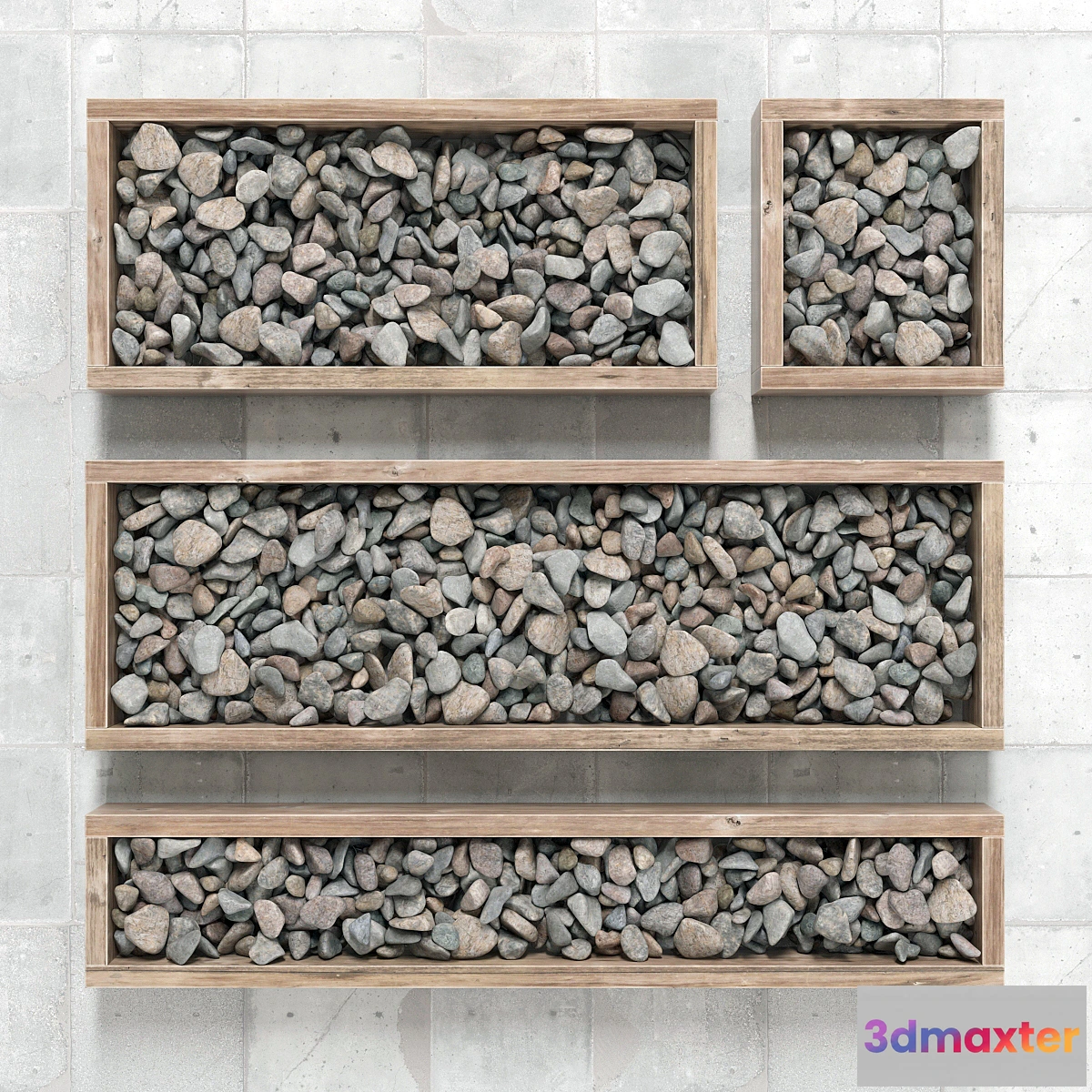 1428982 - Pebble color form _ Pebble color in forms 3D Max