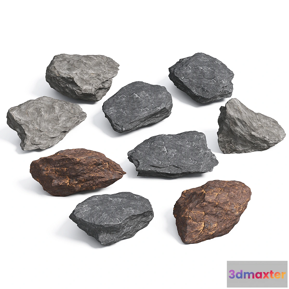 1432096 - Stones 3D Max