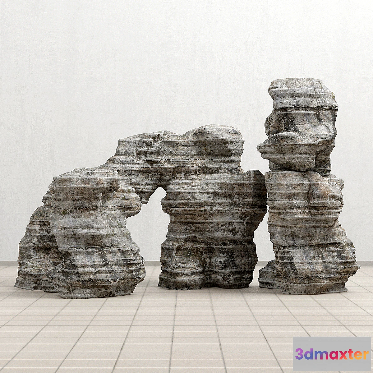 1444884 - Sea rock 3D Max