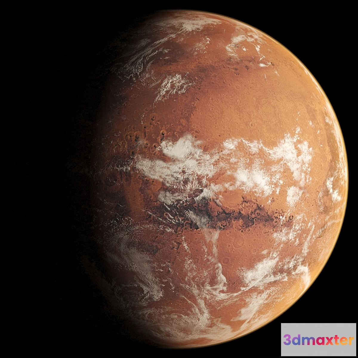 1450218 - The planet Mars 3D Max