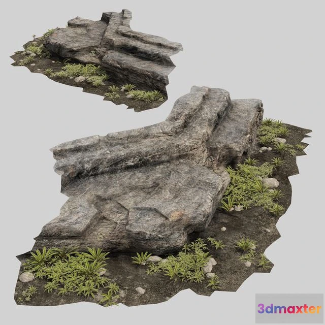 1552597 - Stone L02 (Composite Model) 3D Max