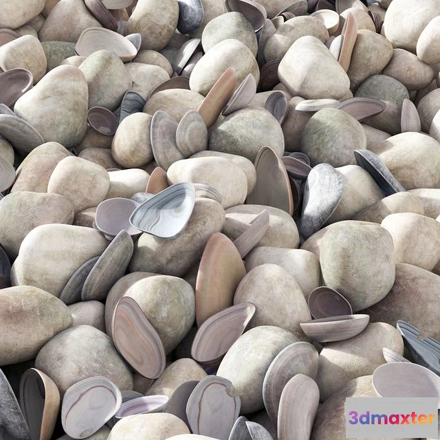 1564193 - Pebble sea 3D Max