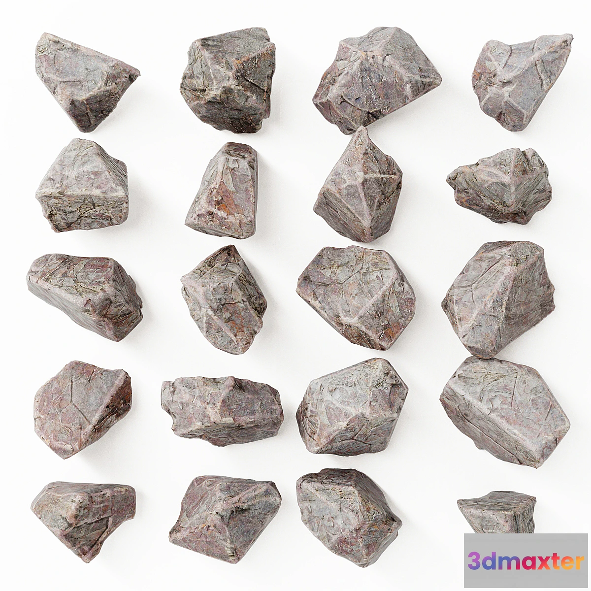 540945 - Rock splinter river stone