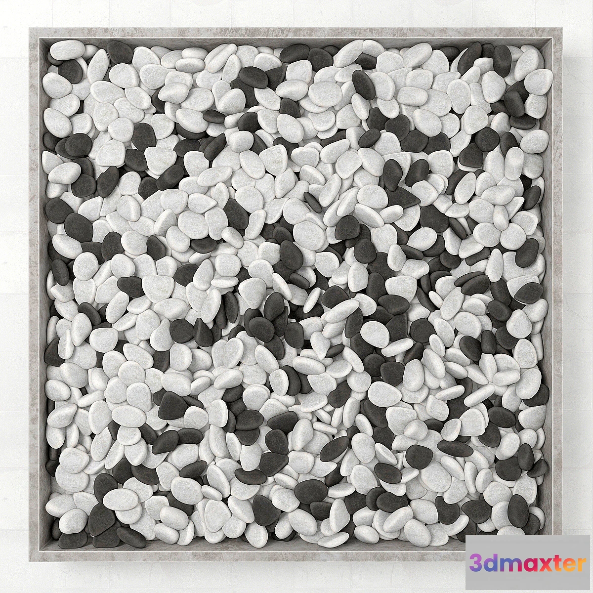 594950 - Large form with pebbles _ Big form pebble