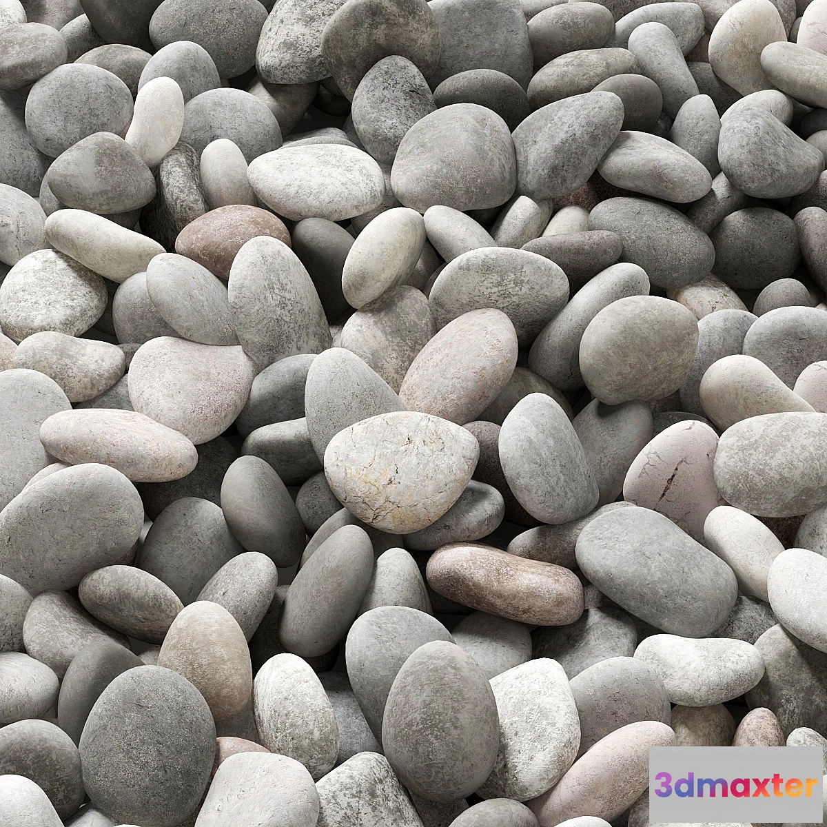 740231 - Pebble river low n6 _ Pebble river small No. 6 - No.2