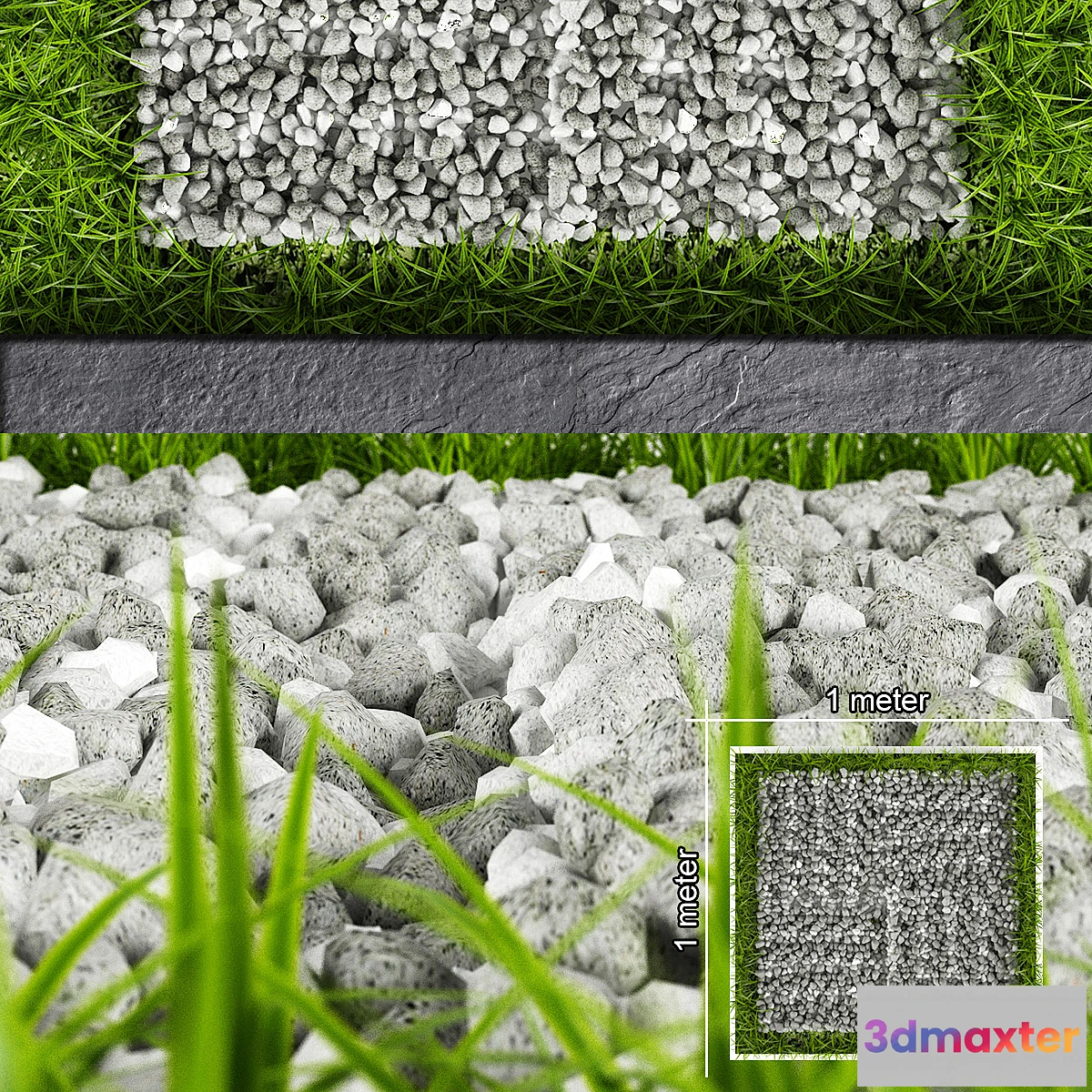 814658 - GRASS AND STONES