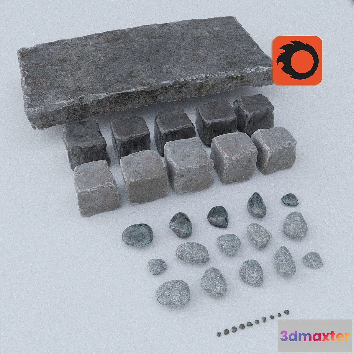 822550 - Set stones (dry and wet) - No.2
