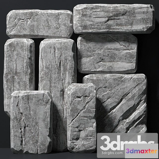 906032 - Slab Stone Rock Big N1