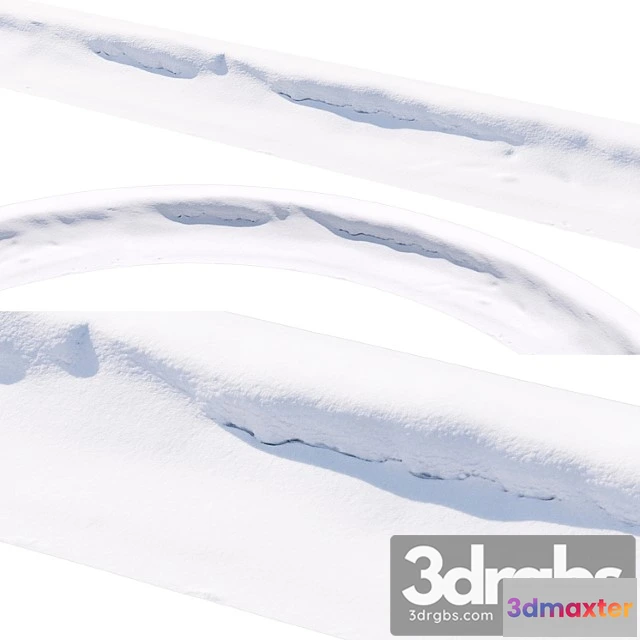 906042 - Snezhnyi Sugrob U Dorogi