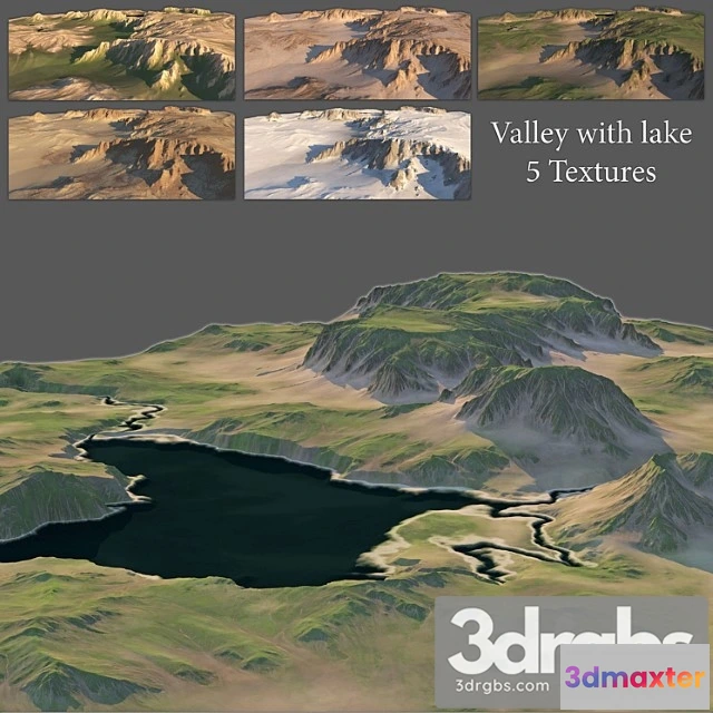 906130 - Valley With A Lake 5 Textures