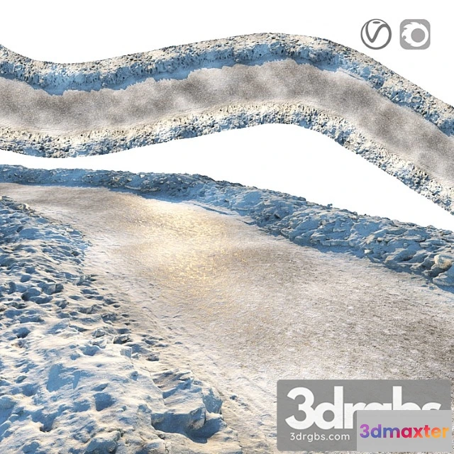 906136 - Winter Sidewalk