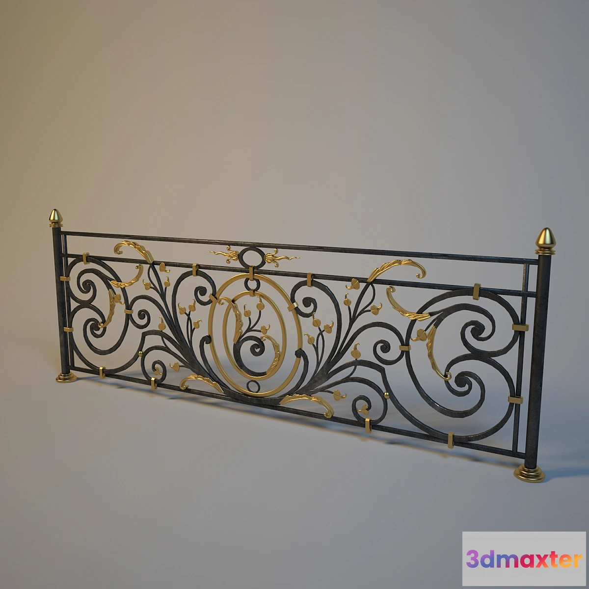 1271643 - Balcony fencing - No.2 3D Max