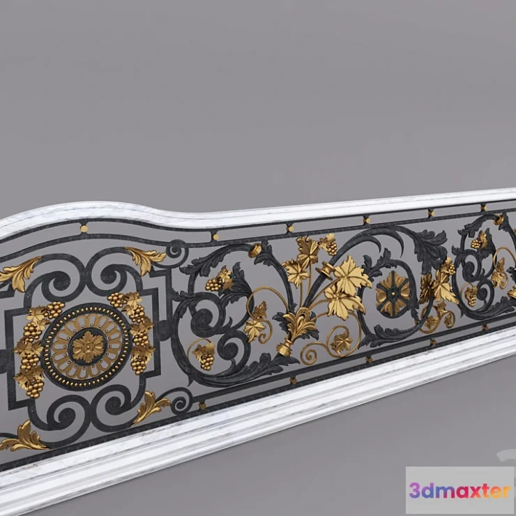 1273752 - Forged fence 3D Max