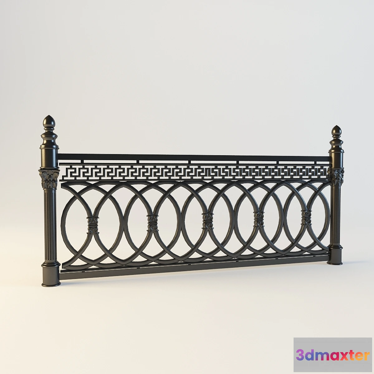 1286182 - Fencing street 3D Max