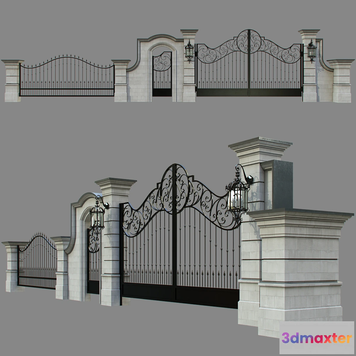 1301569 - Forged fence - No.3 3D Max