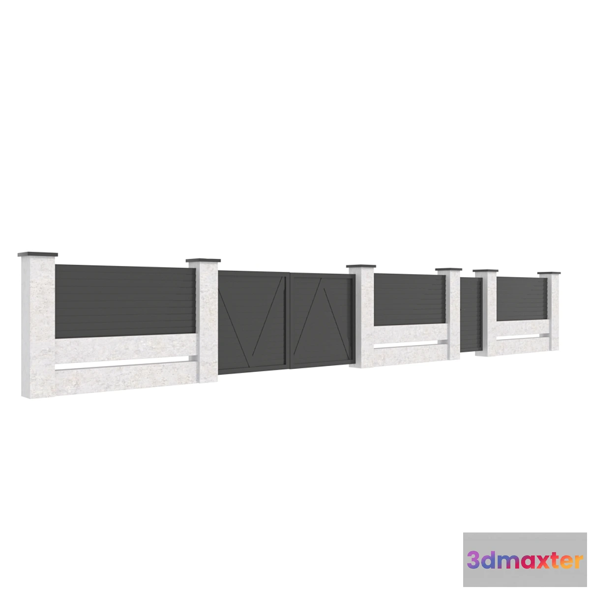 1313100 - Minimalistic fence 3D Max