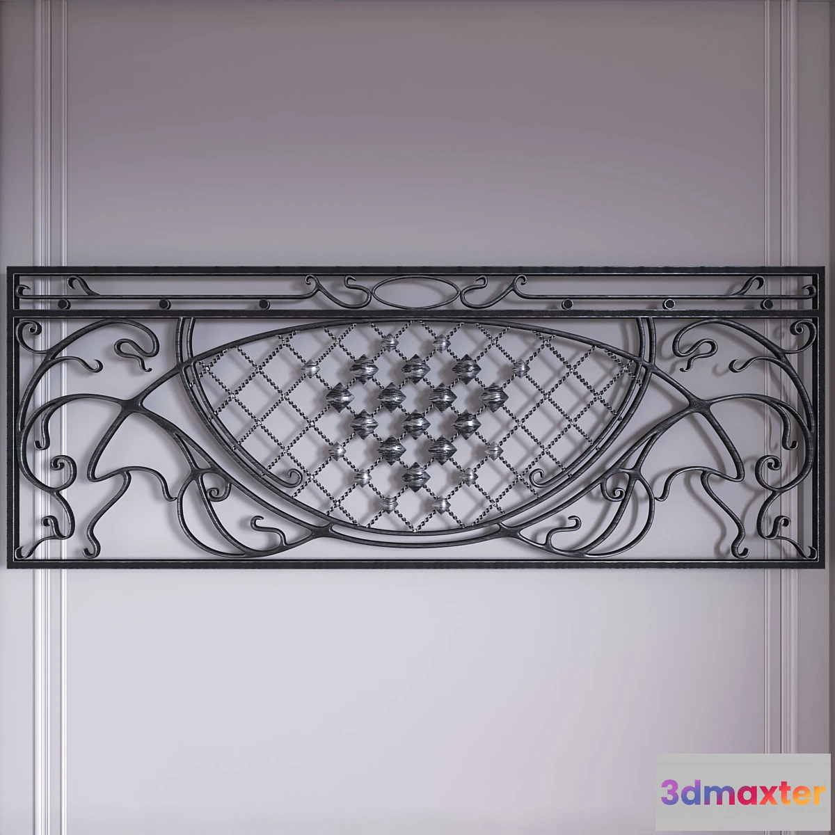 1323001 - Forged fence - No.2 3D Max