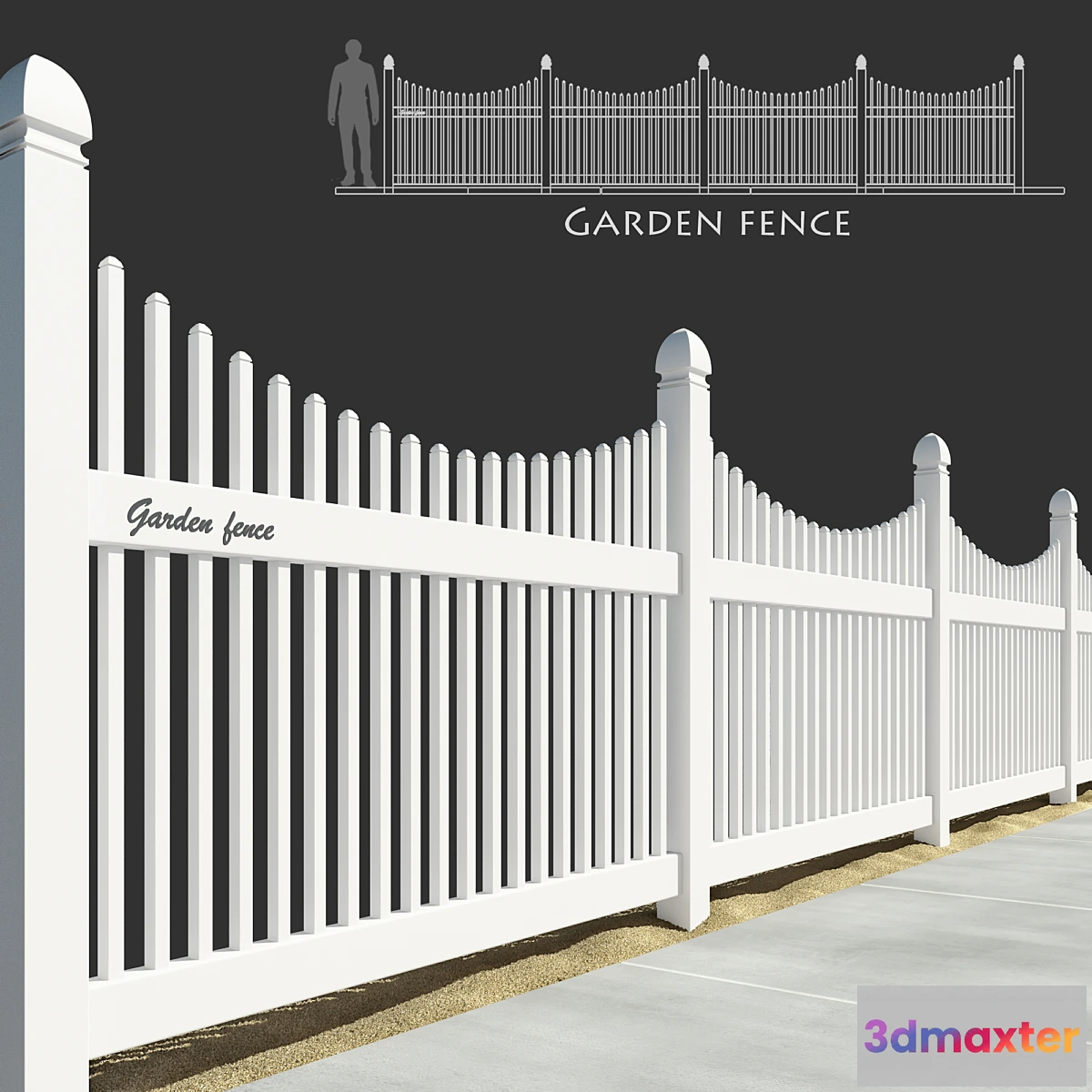 1328579 - Garden fence 3D Max