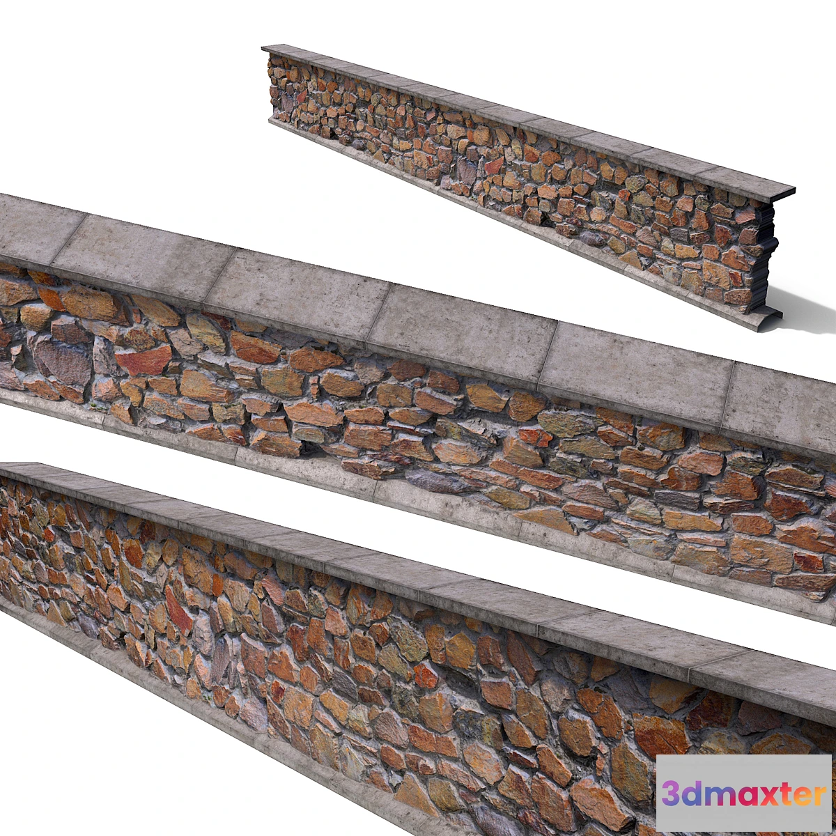 1339146 - Stone wall - No.3 3D Max