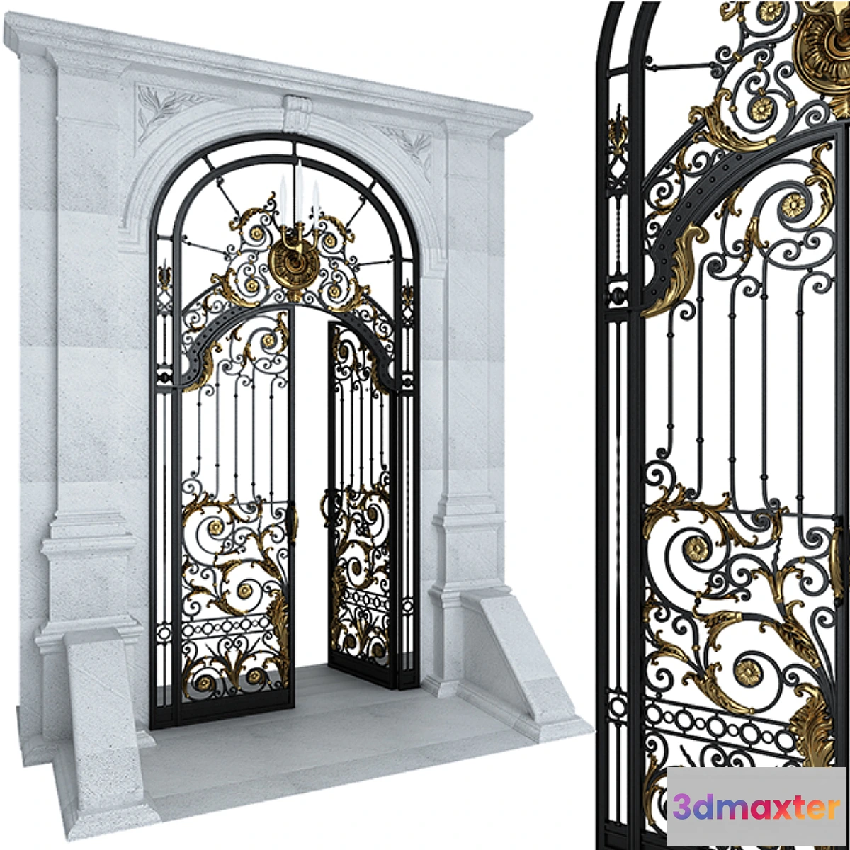 1357162 - Entry door gate - No.2 3D Max