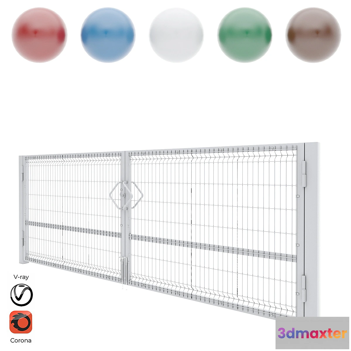 1400100 - Swing gates 3D 1550 3D Max