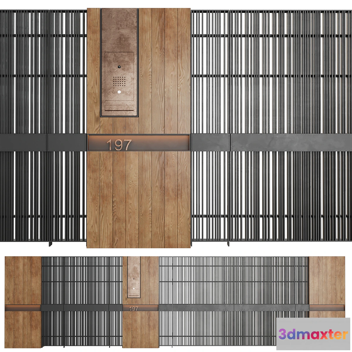 1402738 - Entrance group 3 3D Max