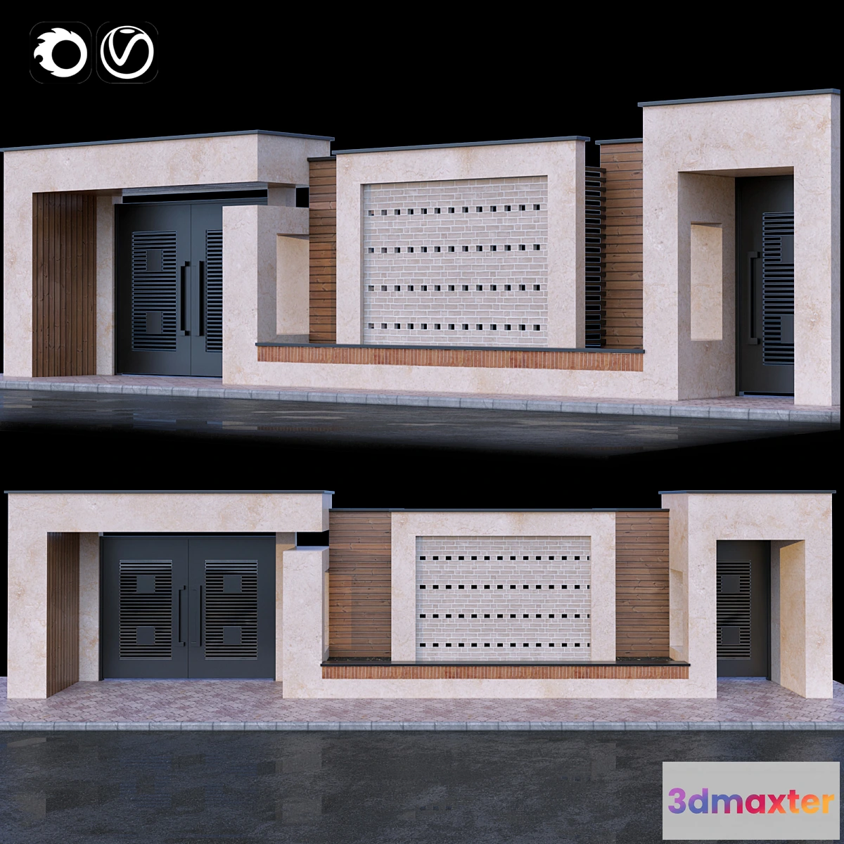 1406348 - Gate 3D Max