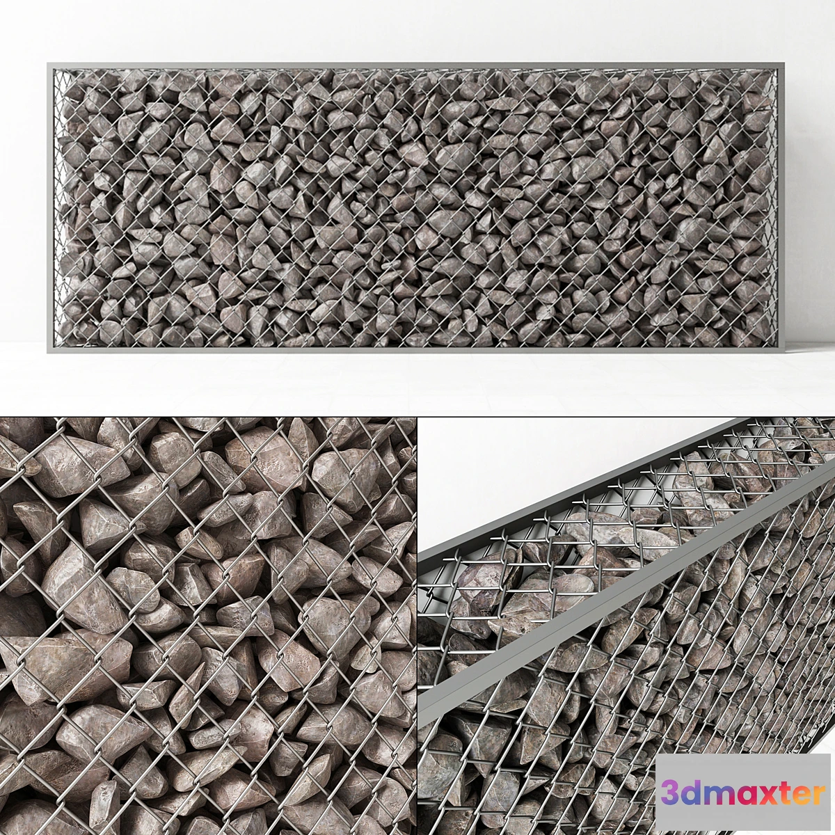 1408474 - Gabion rock stone _ Gabion rock rock 3D Max